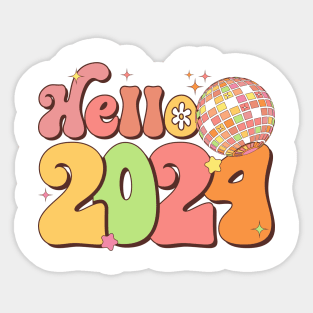 Hello 2024 Sticker